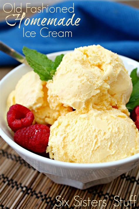 Old Fashioned Homemade Vanilla Ice Cream My Recipe Magic