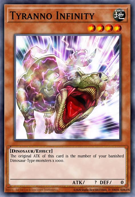 Tyranno Infinity Yu Gi Oh Card Database Ygoprodeck