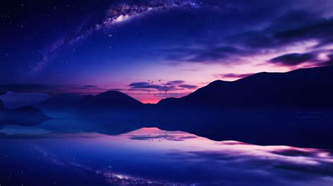 Starry Twilight 4k Wallpaper,HD Photography Wallpapers,4k Wallpapers ...