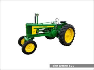 ohn Deere 520 row-crop tractor: review and specs - Tractor Specs