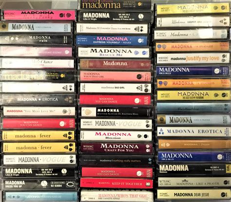 Lot 807 Madonna Cassette Collection