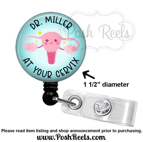 At Your Cervix Badge Reel Labor And Delivery Badge Holder OB GYN Gift