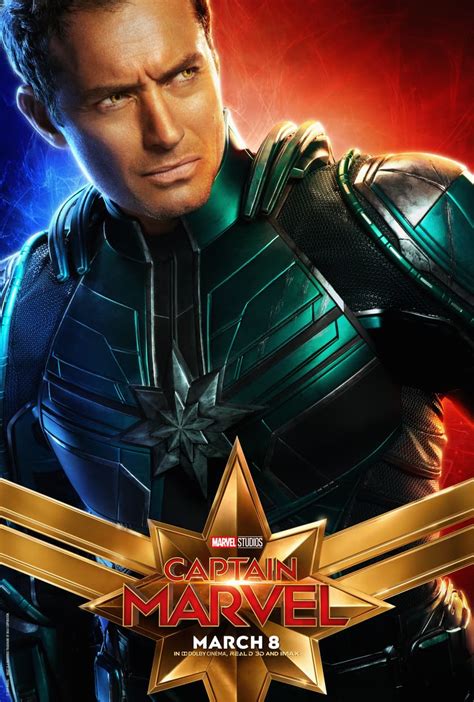 Captain Marvel Character Posters | Carol Danvers, Goose the Cat, & More