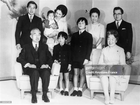 On The Foreground, Emperor Hirohito, Princes Akishino , And Naruhito... News Photo - Getty Images