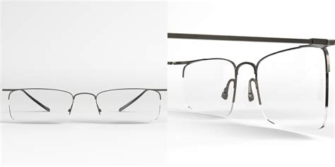 Glasses Half Rim Square 3D Model - TurboSquid 1947330