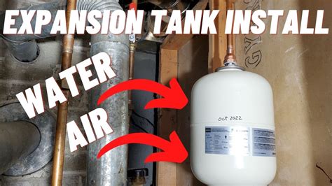 Expansion Tank Install On Potable Water System Youtube