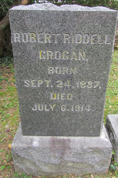 Pvt Robert Riddell Grogan 1837 1914 Mémorial Find a Grave