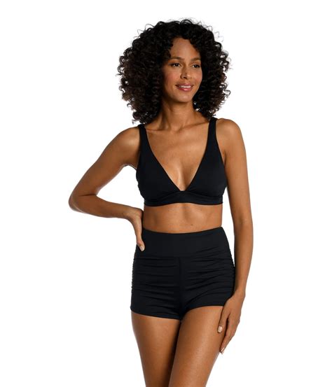 La Blanca Island Goddess Surf Shorts In Black Lyst