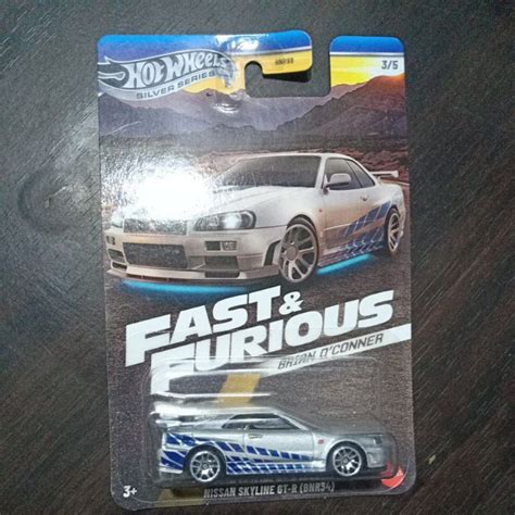 Jual Hot Wheels Fast And Furious Nissan Skyline Gtr Bnr R Shopee
