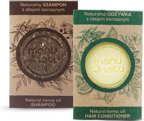 Zestaw Dla Kobiety Manu Natu Hemp Care Zestaw Szampon W Kostce 90 G