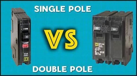 Double Pole Breaker Vs Single Pole