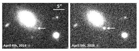 A Type Ia Supernova Detected W Image Eurekalert Science News Releases