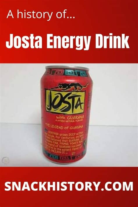 Josta Energy Drink History Pictures And Commercials Snack History