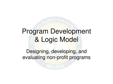 Ppt Program Development And Logic Model Powerpoint Presentation Id113083