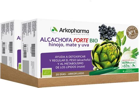 Arkopharma Arkofluido Alcachofa Forte Bio Pack Ampollas Eliminar