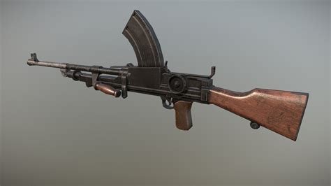 Bren Light Machine Gun 3d Model By Robby88n 22260ba Sketchfab