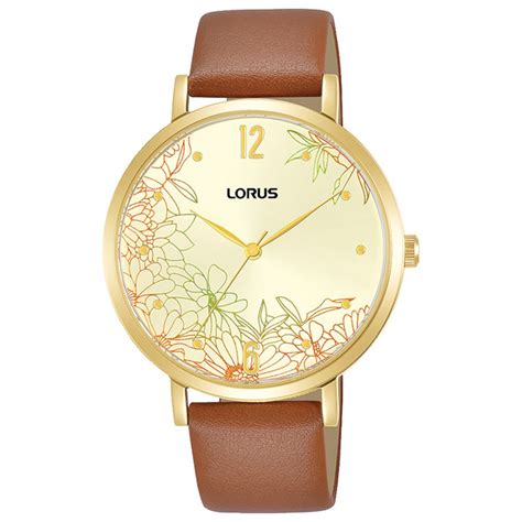 Lorus Women S Watch Lorus Woman Leather Strap Watch With Stainless