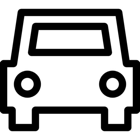 Car front view - Free transport icons