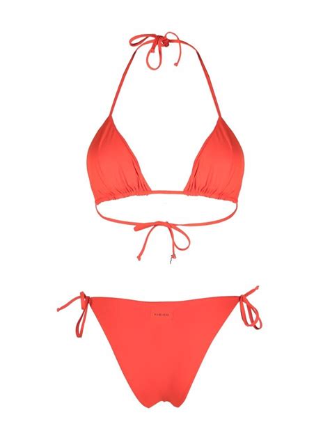 Fisico Triangle Cut Side Tie Bikini Farfetch