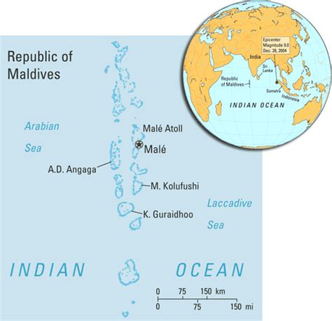 Maldives Map And Maldives Satellite Images