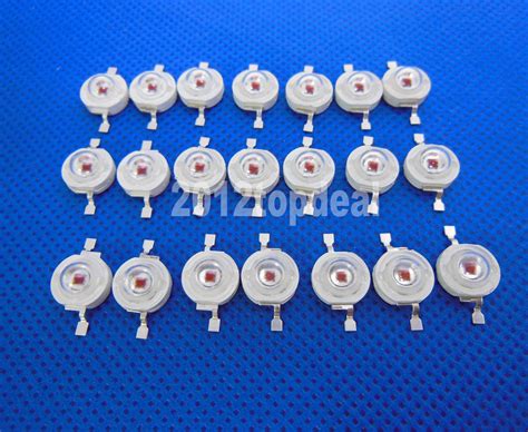 1 10 20 50 Pcs 3W High Power UV Ultraviolet 365nm 395nm 420nm LED