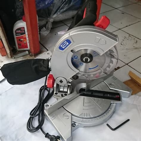 Jual Proquip Miter Saw Machine Inch Mesin Potong Alumunium Kayu Ms