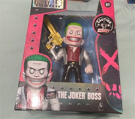 Suicide Squad Die Cast Metals 4 The Joker Boss Figure Ebay