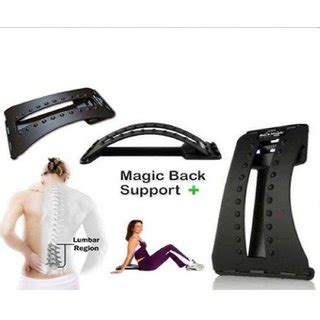 Buy multipurpose back support back stretcher for spinal pain relief with Acupressure Points for ...