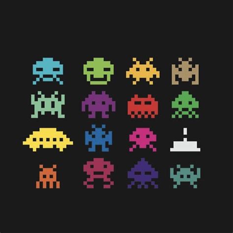 Space Invaders In 2021 Space Invaders Pixel Art Space Pixel Art Design ...