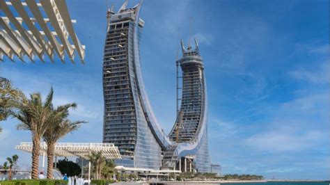 Katara Towers Lusail Iconic Symbol Of Hospitality In Qatar