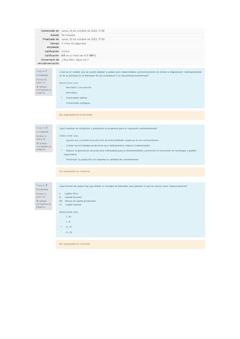 Examen Semana 1 DS Desarrollo Sustentable Studocu