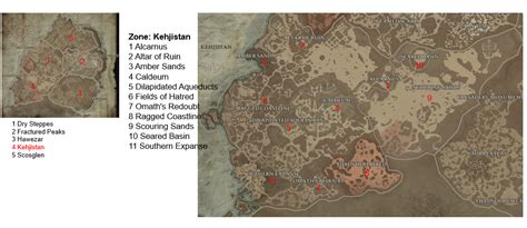 Diablo 4 Kehjistan Altar of Lilith Statue Locations