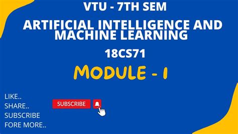 Aiml Cs Module Complete Artificial Intelligence And Machine