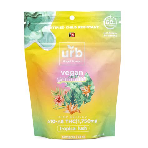 Urb Delta Thc Gummies Tropical Lush Cannabuddy