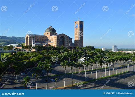 Basilica of the National Shrine of Our Lady of Aparecida Stock Image - Image of lady ...