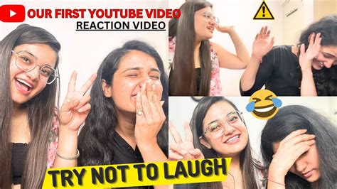 Our First Youtube Video 📷 Try Not To Laugh Challenge😂 Me Vs My