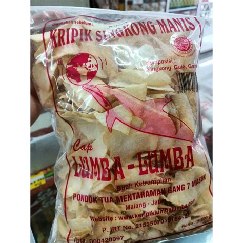 Jual Kripik Singkong Lumba G Shopee Indonesia