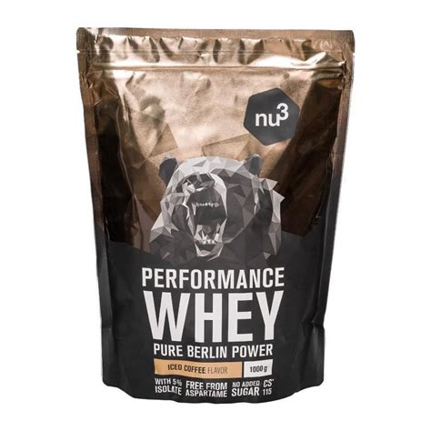 Avis test nu3 Whey Protein performance 1kg Café Glacé 33