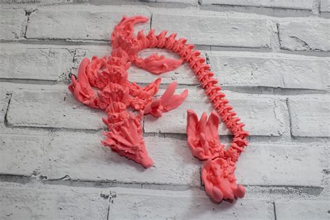 Articulated Coral Reef Dragon Print Realm