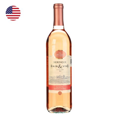 Vino Rosado Americano Beringer Main Vine White Zinfandel Ml City