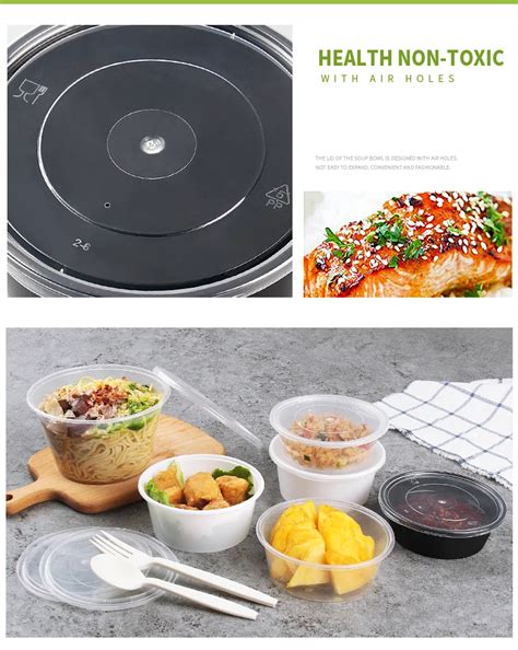 Takeaway Food Box Design Leakage Proof Disposable Hot Box Food Container Soup Bowl Takeaway Made