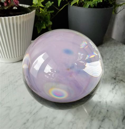 Xxl Clear Scrying Crystal Ball Plus Stand Clear Polished Etsy