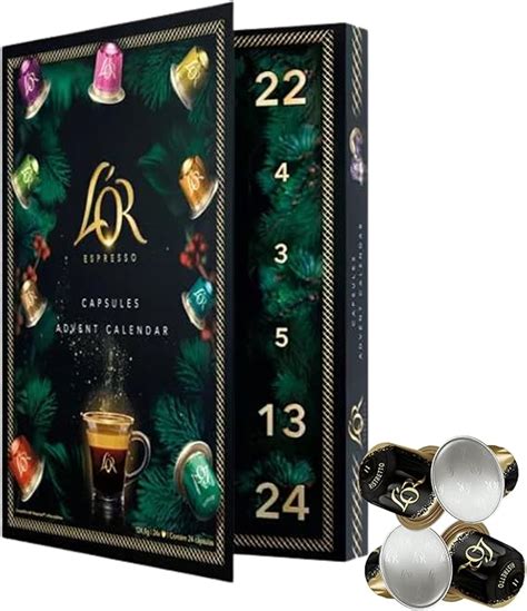 LOR Coffee Pod Advent Calendar 24 Assorted Nespresso Compatible