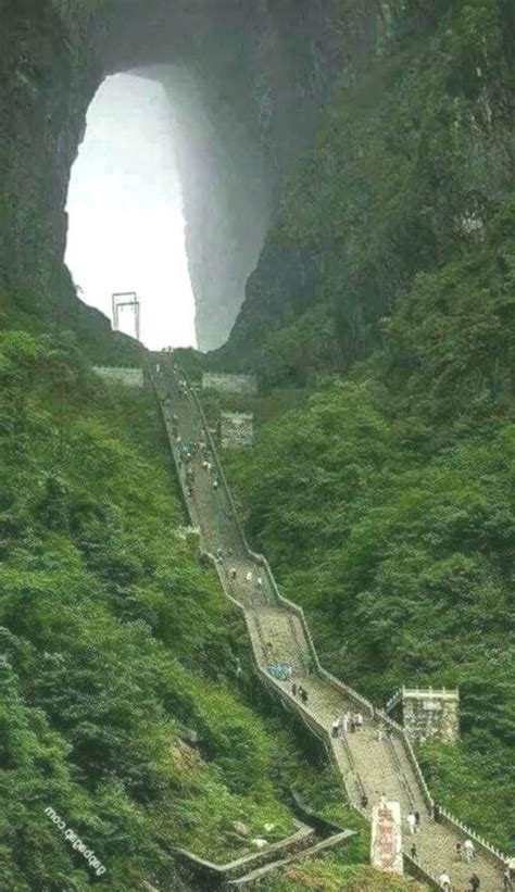 Himmelstor in China - Imgur - Travel Blog 2019 | Heaven's gate, Heavens gate china, Stairway to ...