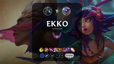 Ekko Jungle Vs Neeko Euw Master Patch 139 Youtube