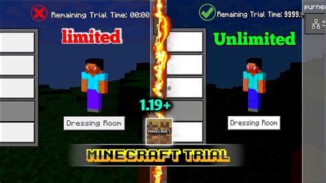 Minecraft Trial 1 19 Ko Unlimited Time Kaise Khele How To Play