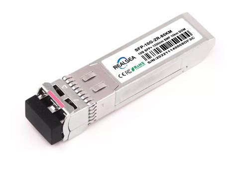 Sfp 10g Zr Sfp 1550nm 80km Single Mode Fiber Smf 10gpbs Transceiver