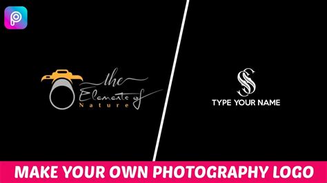 Photography Logo In Picsart How To Make Your Own Photography Logo In ...