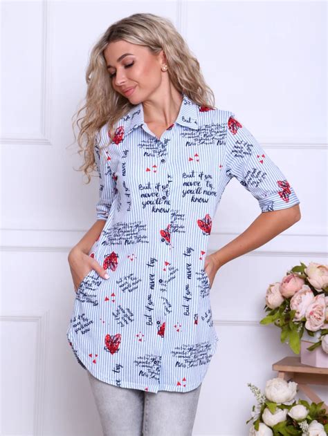 Туника-рубашка Колибри красный (кулирка) купить оптом от 130 ₽ в ...