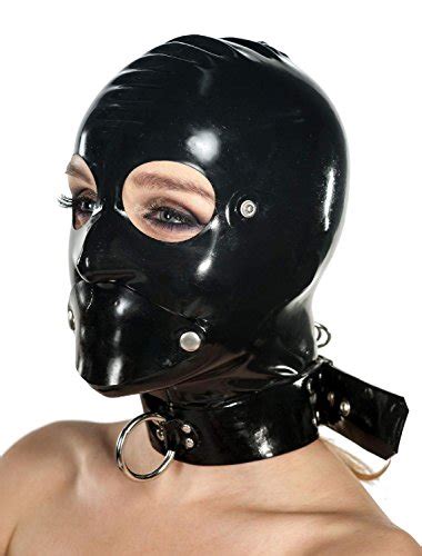 Anita Berg Latex Zip Kopfmaske Mit Knebel Dildo Lebensechte Liebespuppe